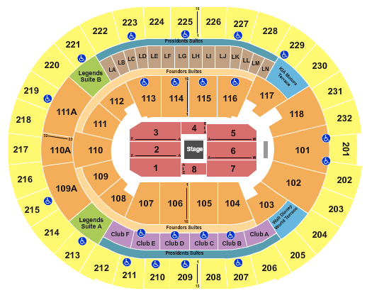 Kia Center Shane Gillis Seating Chart